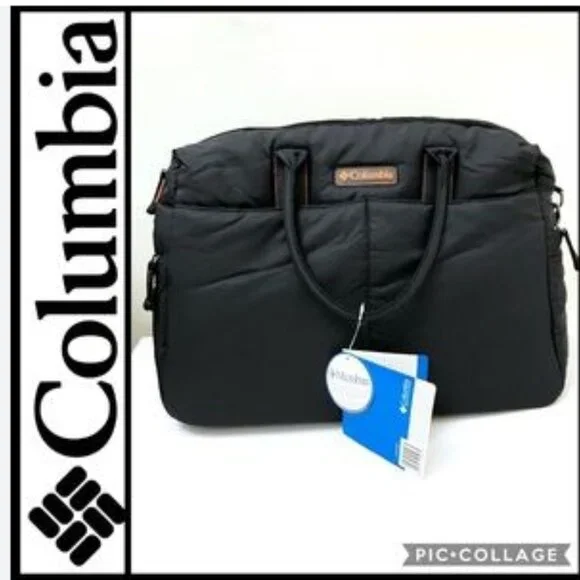 Columbia Nylon Waterproof Diaperbag Tote in Navy - Picture 7 of 7